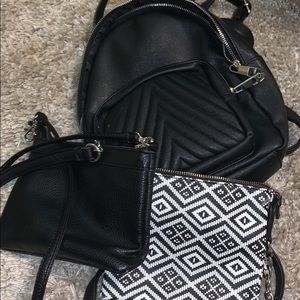 Black back pack